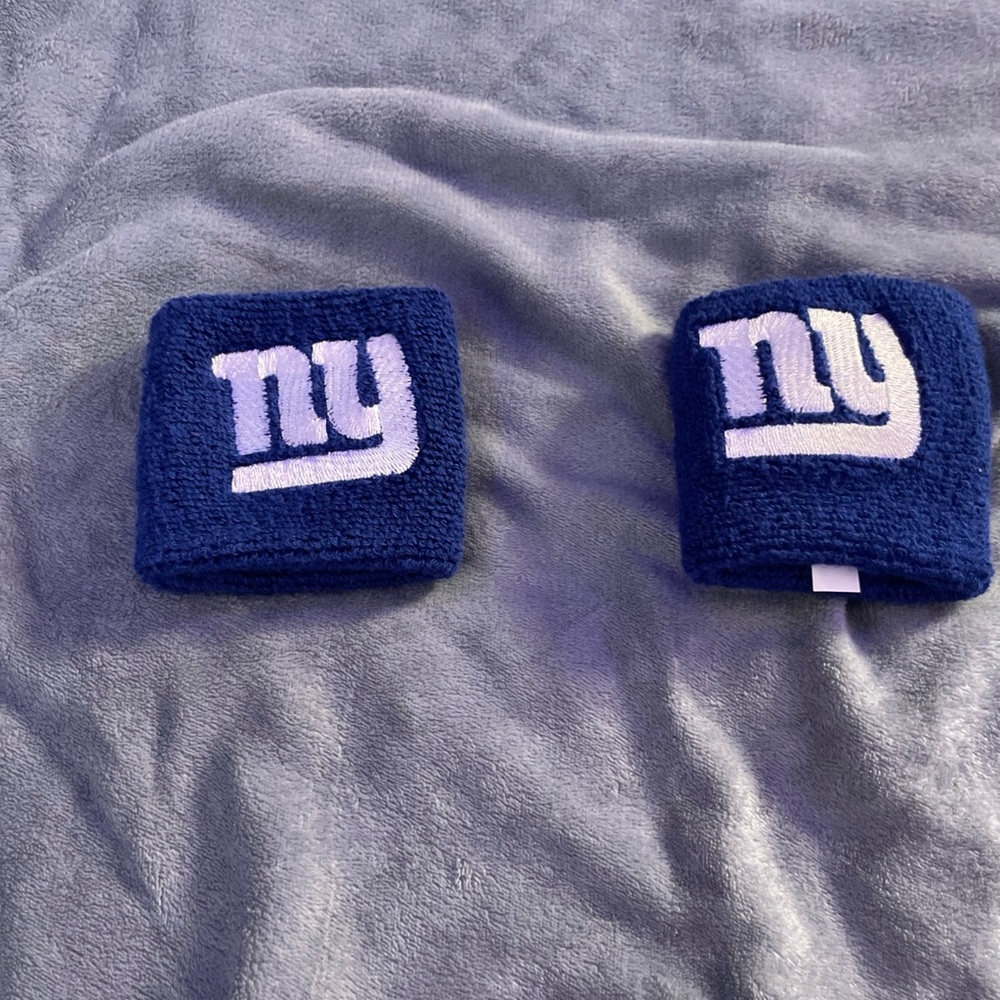 Blue Kids Wristbands with White Logo